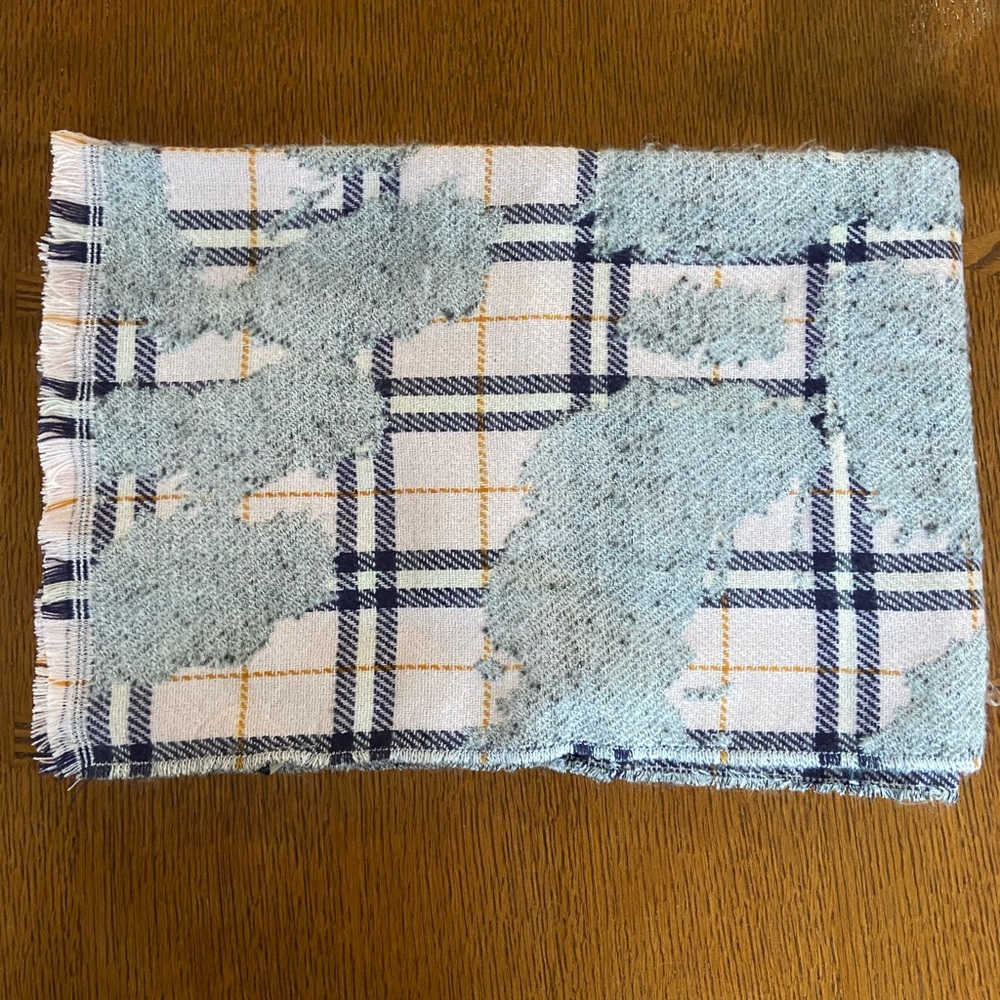 Lovely patterned blanket scarf wrap